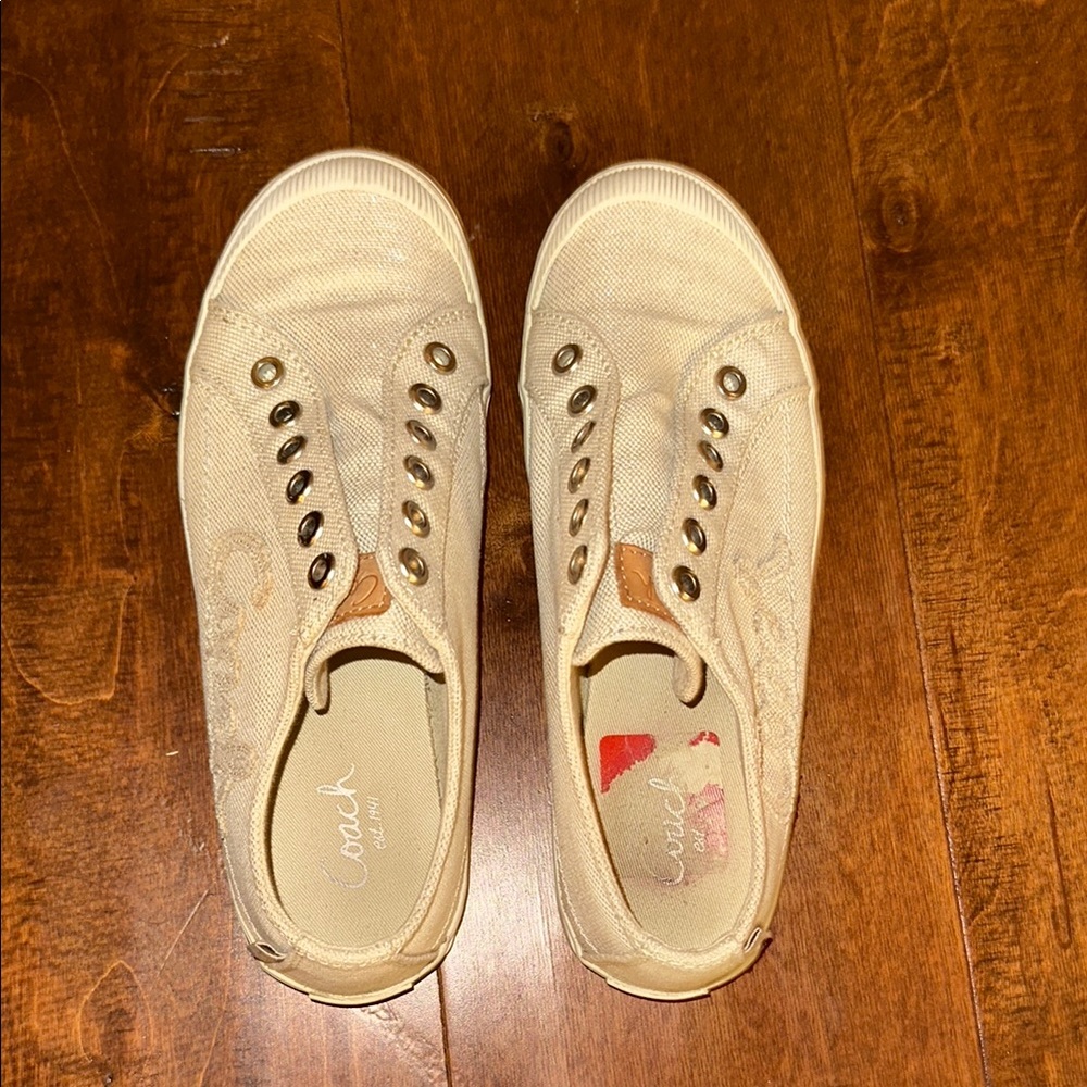 Coach Cream Classic Sneakers